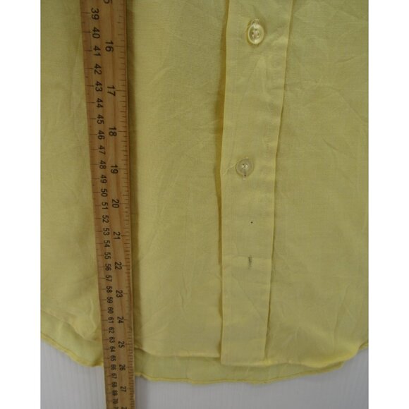 VINTAGE Shirt 14 Japan Student Sheldon Button Down 60s Pocket XS * - Picture 5 of 12